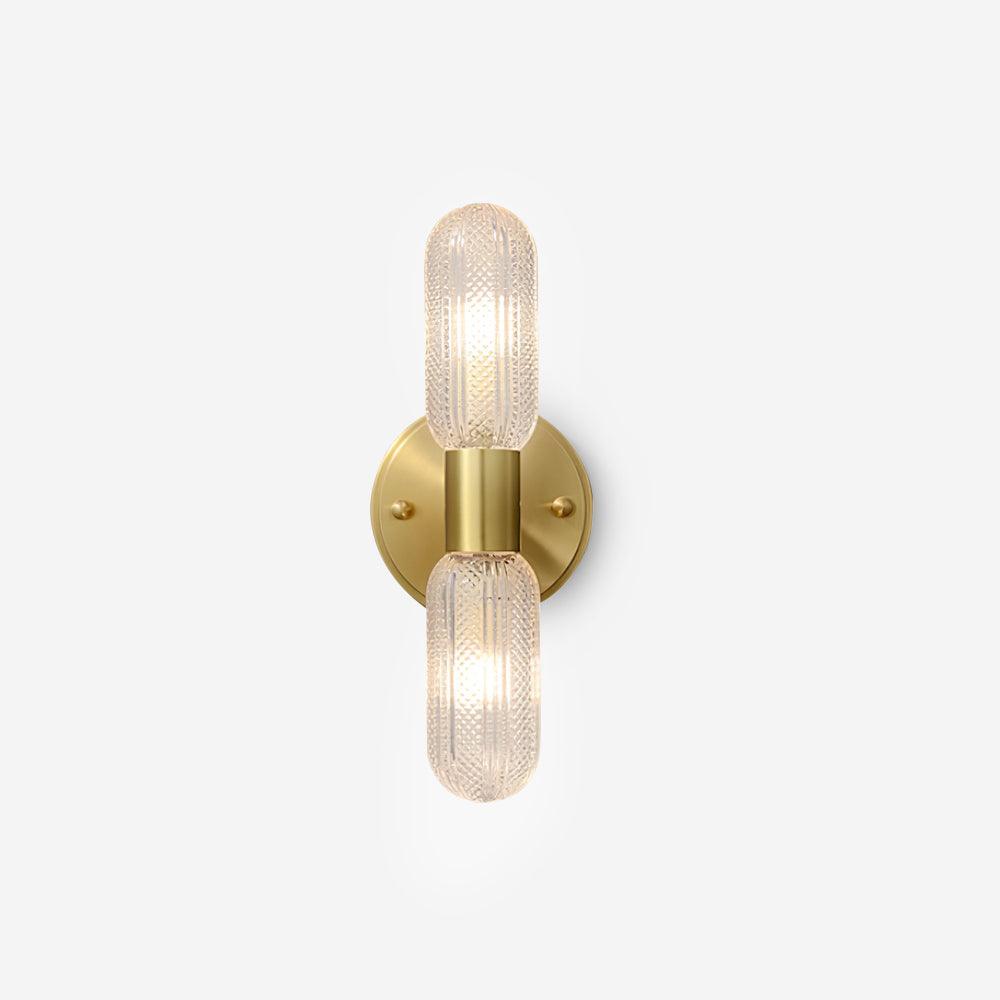 Zyllen Modern Wall Sconce Lighting - Elegant Minimalist Design, Versatile Mounting in Black and Gold